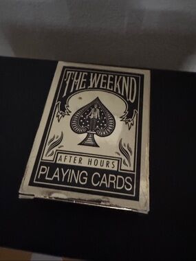 The Weeknd After Hours Black & Gold Playing Cards - Collector's Deck